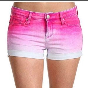 Juicy Couture Vintage Tie Dye Jean shorts